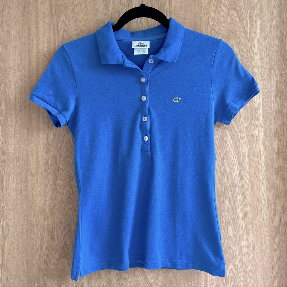 Lacoste Blue Collared Shirt